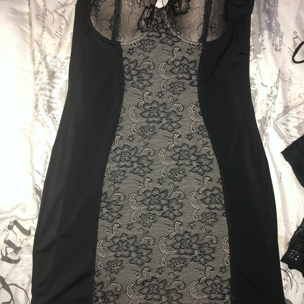 Black and Lace Joan Vass shape wear